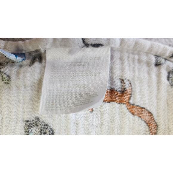 Little Unicorn Baby Swaddle Organic Muslin Cotton Blanket 49x42” Woodland Fox - Picture 2 of 8